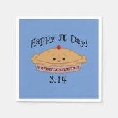 Niedlich Happy Pi Day Serviette (Vorderseite)