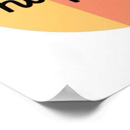 Niedlich Happy Poster (Ecke)