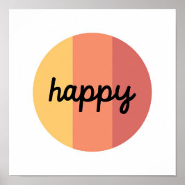 Niedlich Happy Poster