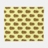 Niedlich Happy Potato Fleecedecke (Vorderseite (Horizontal))