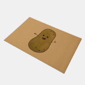 Niedlich Happy Potato Fußmatte (Schrägansicht)