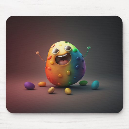 Niedlich Happy Potato Happy Cartoon Illustration Mousepad (Vorne)
