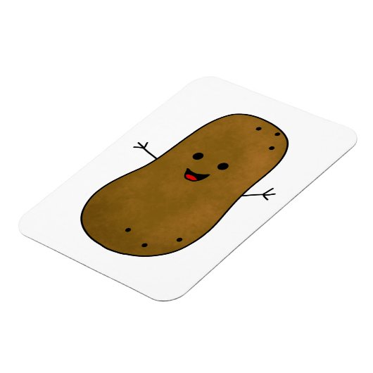 Niedlich Happy Potato Magnet (Linke Seite)