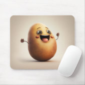 Niedlich Happy Potato Mousepad (Mit Mouse)