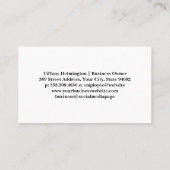 Niedlich Happy Puppy | Hundepaws | Pflege von Haus Terminkarte (Rückseite)