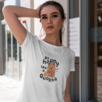 Niedlich Happy Quokka T-Shirt