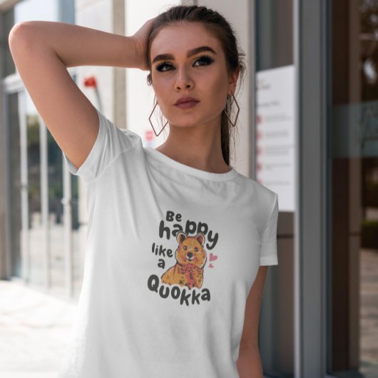 Niedlich Happy Quokka T-Shirt