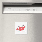 Niedlich Happy Red Crab Magnet (In Situ (Geschirrspüler))