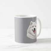 Niedlich Happy Samoyed Dog Kaffeetasse (VorderseiteRechts)