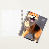 Niedlich Happy Shiba Inu Custom Portrait Foto Planer (Anzeige)