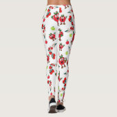 Niedlich Happy Smile Apples Leggings (Rückseite)