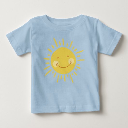Niedlich Happy Sun Baby T-shirt (Vorderseite)