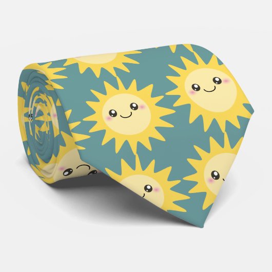 Niedlich Happy Sun Krawatte (Gerollt)