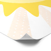 Niedlich Happy Sun Poster (Ecke)