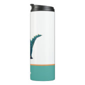 Niedlich Happy T-Rex Tyrannosaurus Rex Dinosaur Thermosbecher (Nach rechts gedreht)