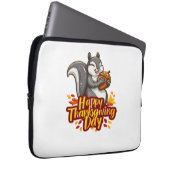 Niedlich Happy Thanksgiving Squirrel Classic T - S Laptopschutzhülle (Vorne Rechts)