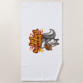 Niedlich Happy Thanksgiving Squirrel Classic T - S Strandtuch (Vorderseite)