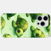 Niedlich Happy Turtles Pattern Case-Mate iPhone Hülle (Rückseite (Horizontal))