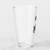 Niedlich Happy Tuxedo Cat Glas (Rechts)