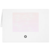 Niedlich Happy Valentine's Day Card (Rückseite Horizontal)