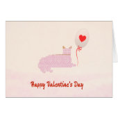 Niedlich Happy Valentine's Day Card (Vorderseite (Horizontal))