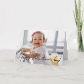 Niedlich Happy Valentine's Day Foto Personalisiert Karte (Vorderseite)