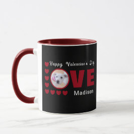 Niedlich Happy Valentines Day Hunde Liebe Herz Rot Tasse