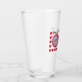 Niedlich Happy Valentines Day Hunde Mama Liebe Her Glas (Rechts)