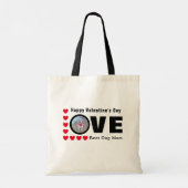 Niedlich Happy Valentines Day Hunde Mama Liebe Her Tragetasche (Rückseite)