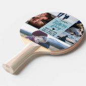 Niedlich Happy Vatertag Foto Collage Individuelle  Tischtennis Schläger (Vorderseite)