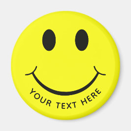 Niedlich Happy Yellow Face Add Tex Magnet