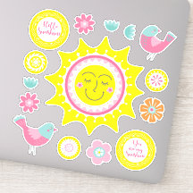 Niedlich Happy Yellow Sunshine