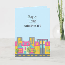 Niedlich Happy Zuhause Anniversary Realtor Karte