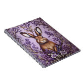Niedlich Hare with Lavender William Morris Inspiri Notizblock (Rechte Seite)