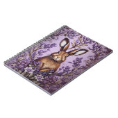 Niedlich Hare with Lavender William Morris Inspiri Notizblock (Linke Seite)