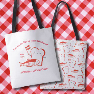 Niedlich Haring en Wittebrood Leidens ontzet rood Tasche