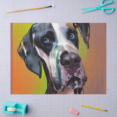 Niedlich Harlequin Great Dane Seidenpapier (Basteln)