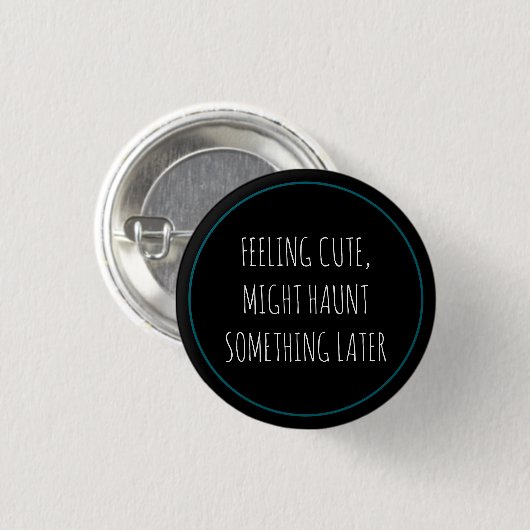 Niedlich Haunt Button (Vorne & Hinten)