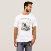 Niedlich Havanese Dog Floral T-Shirt (Vorne ganz)