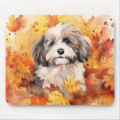 Niedlich Havanese Hund Mousepad (Vorne)