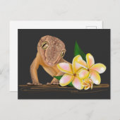 Niedlich Hawaii Gecko Postkarte (Vorne/Hinten)