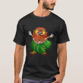 Niedlich Hawaiian Basketball Ball Tropical Beach S T-Shirt (Vorderseite)