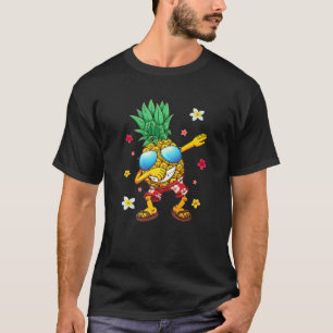 Niedlich Hawaiian Dabbing Ananas Hawaii Beach Somm T-Shirt