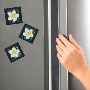 Niedlich Hawaiian Floral Tropical Kaua'i Kitchen Magnet