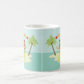 Niedlich Hawaiian Luau Aloha Hula Girl Tasse (Mittel)