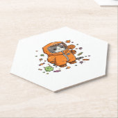 Niedlich Hazmat Cat Halloween Candy Monster Fun Ov Untersetzer (angewinkelt)