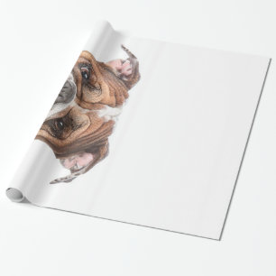 Niedlich Head Bulldog English Bulldog Lover Gesche Geschenkpapier