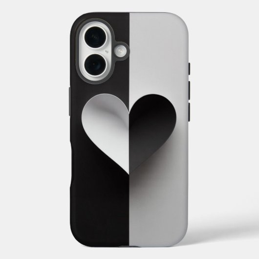 Niedlich Heart iPhone Case | Ästhetische Liebe (Rückseite)