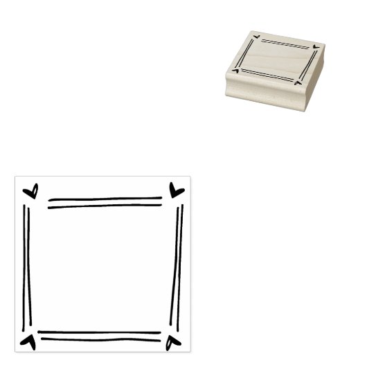 Niedlich Heart Journal Gummistempel (Stempel)