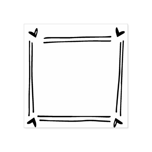 Niedlich Heart Journal Gummistempel (Prägung)